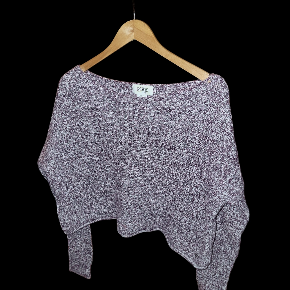 Pink Victoria's Secret Purple Knit Sweater